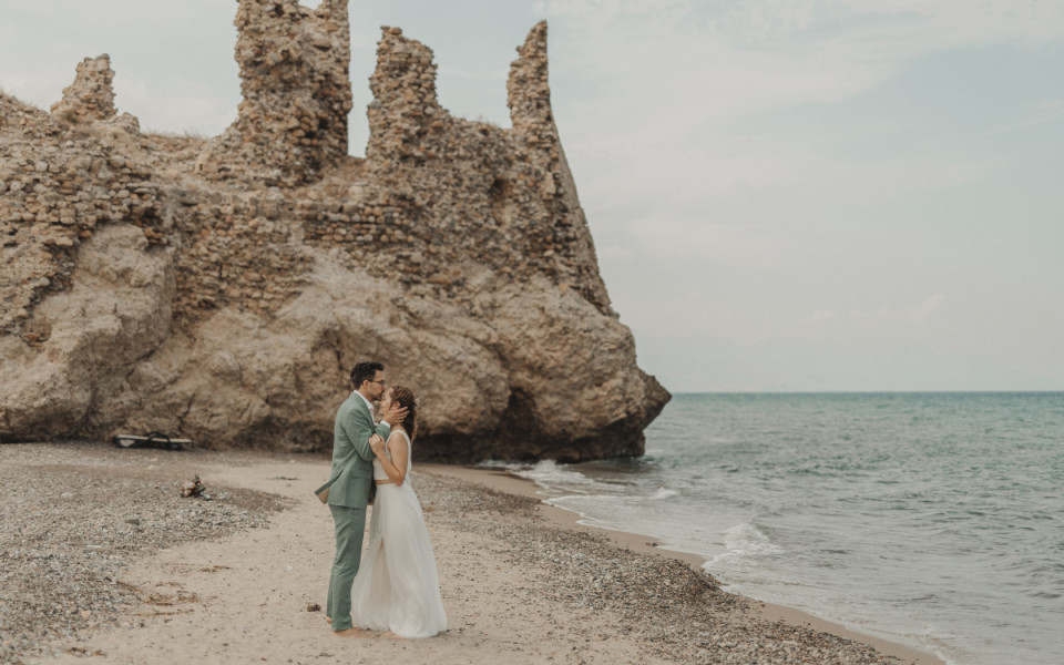Hochzeitspaar bei Hochzeitsshooting in Italien 