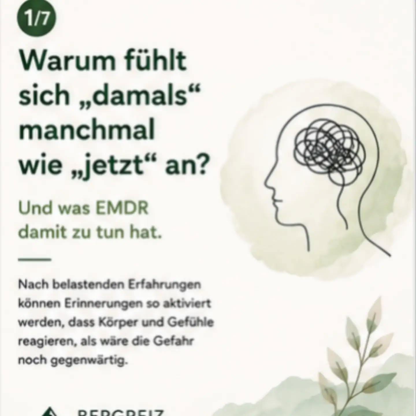 Warum kann sich etwas, das längst vorbei ist, im Körper trotzdem wie Gegenwart anfühlen?

Belastende Erfahrungen werden nicht immer so verarbeitet und eingeordnet, dass unser Nervensystem sie eindeutig als Vergangenheit erkennt.

Genau hier kann EMDR