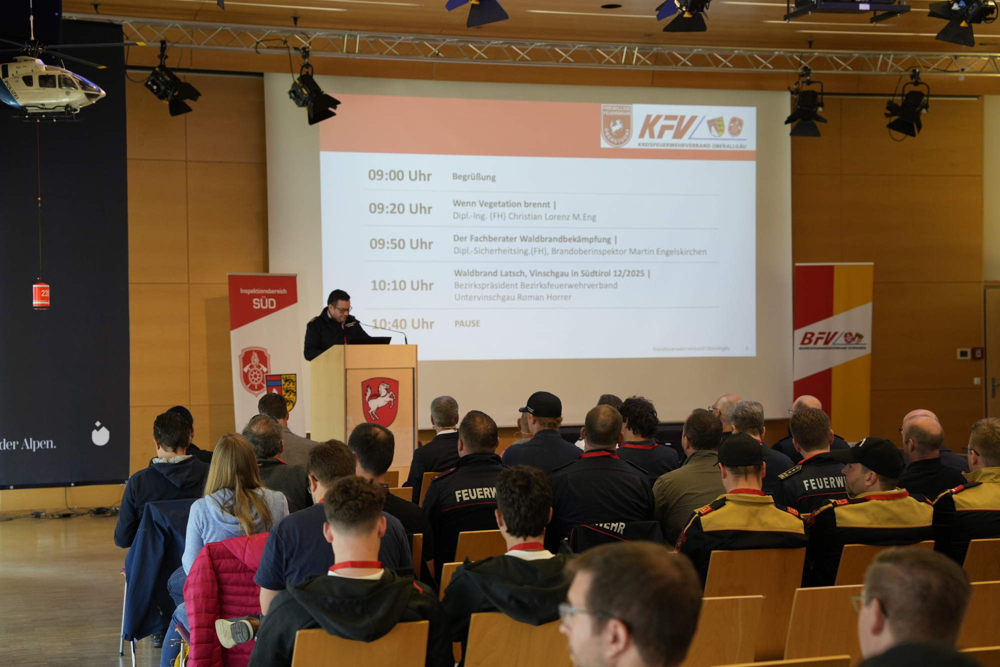 Begrüßung durch Kreisbrandrat Markus Adler