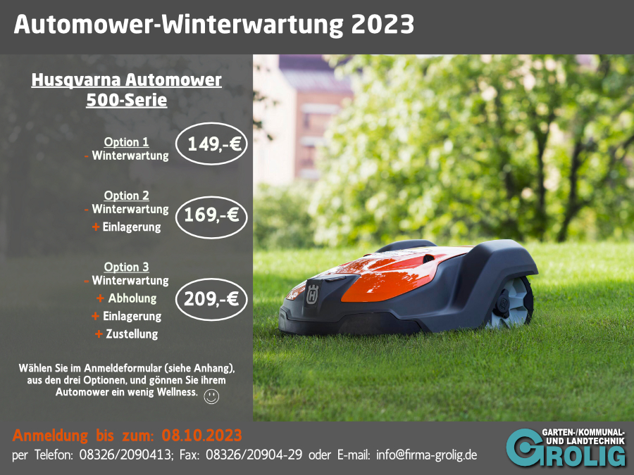 How to prepare the Automower in spring How to prepare the Automower in spring
