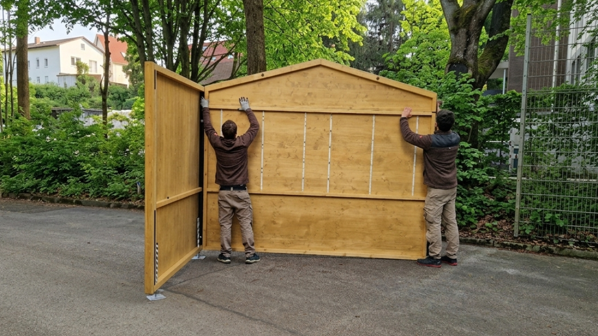 Aufbau der Wände 