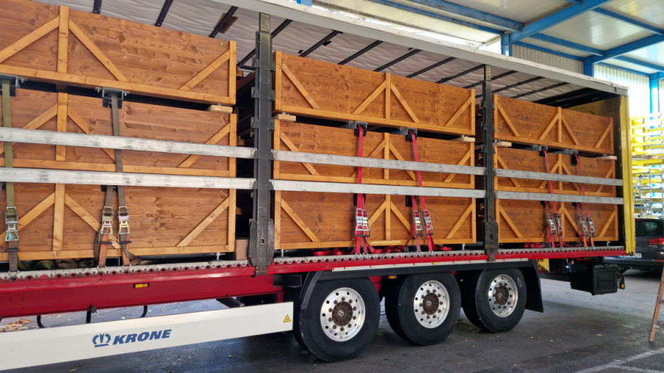 Klapphütten auf LKW 