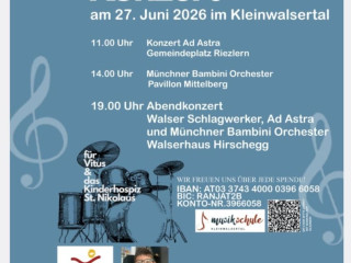 Benefizkonzert Walser Schlagwerker 