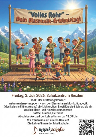 Einladung Volles Rohr - Dein Blasmusik-Erlebnistag!