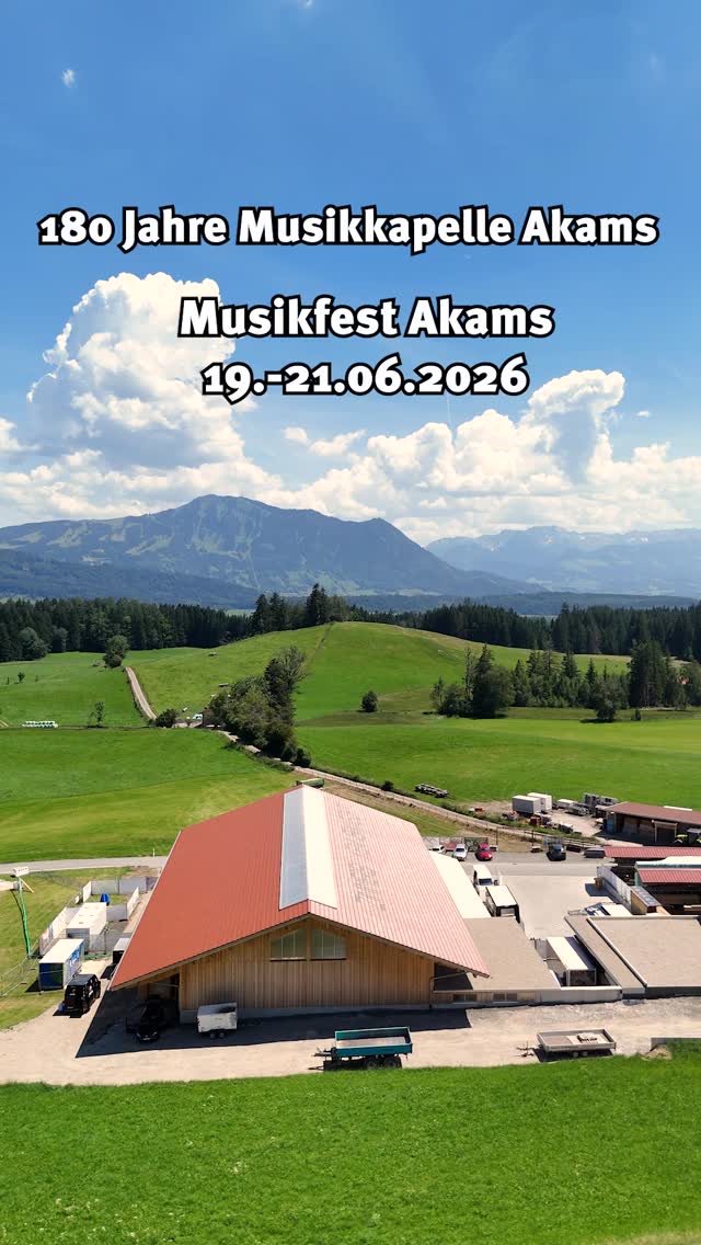 Musikfest Akams - 19.06.-21.06.2026??⁠
⁠
Von heute bis Sonntag wird in Akams gefeiert – und hinter den Kulissen wurde die letzten Tage schon ordentlich aufgebaut, geschleppt, geschraubt und vorbereitet. ⁠
⁠
Damit am Ende alles läuft, die Musik spielt