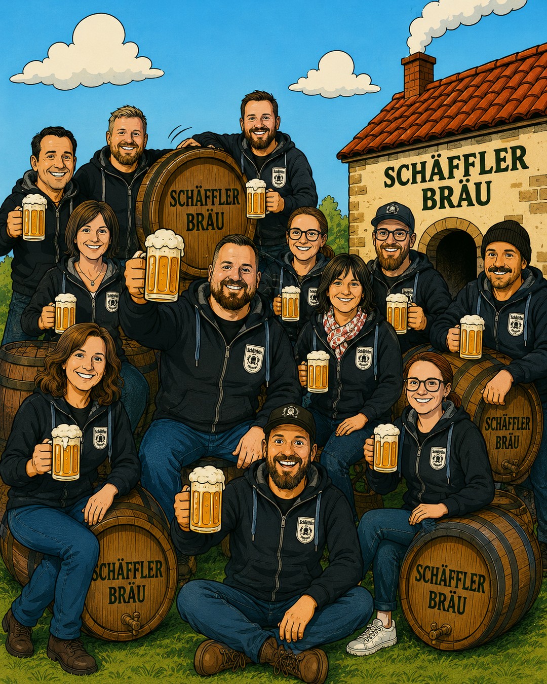 Danke an unsere Schäffler-Crew! ?⁠
⁠
Der Sommer neigt sich dem Ende zu — und hinter uns liegen viele Wochen, in denen unsere Schäffler-Crew richtig Gas gegeben hat.⁠
⁠
Während viele von euch im Biergarten saßen, am See entspannt oder den Feierabend m