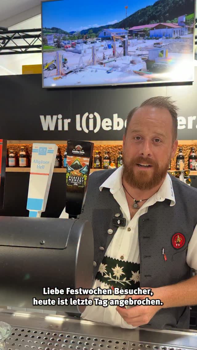 ie fünfte Jahreszeit, die Allgäuer Festwoche, ist leider schon wieder vorbei.

Vom 08. bis 16.08. war Kempten wieder Ausnahmezustand — und wir mittendrin.

Danke an alle, die bei uns vorbeigeschaut haben. Trotz abartig heißer Temperaturen habt ihr un