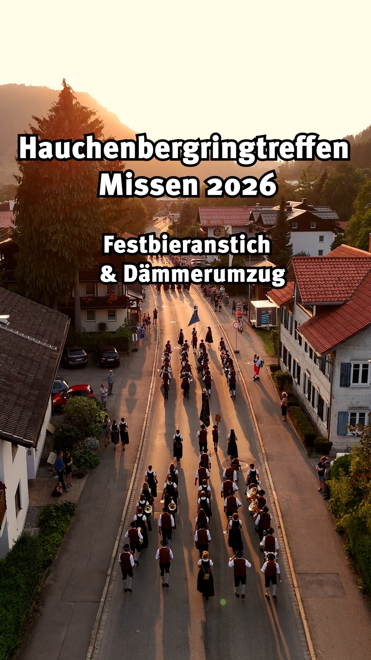 Hauchenbergringtreffen in Missen 2026

Gestern Abend ging’s um 19 Uhr mit dem Festbieranstich im Schäfflerbräu Biergarten offiziell los. Angezapft wurde von der Ersten Bürgermeisterin Martina Wilhelm und der Ersten Vorsitzenden der Musik Missen, Barb