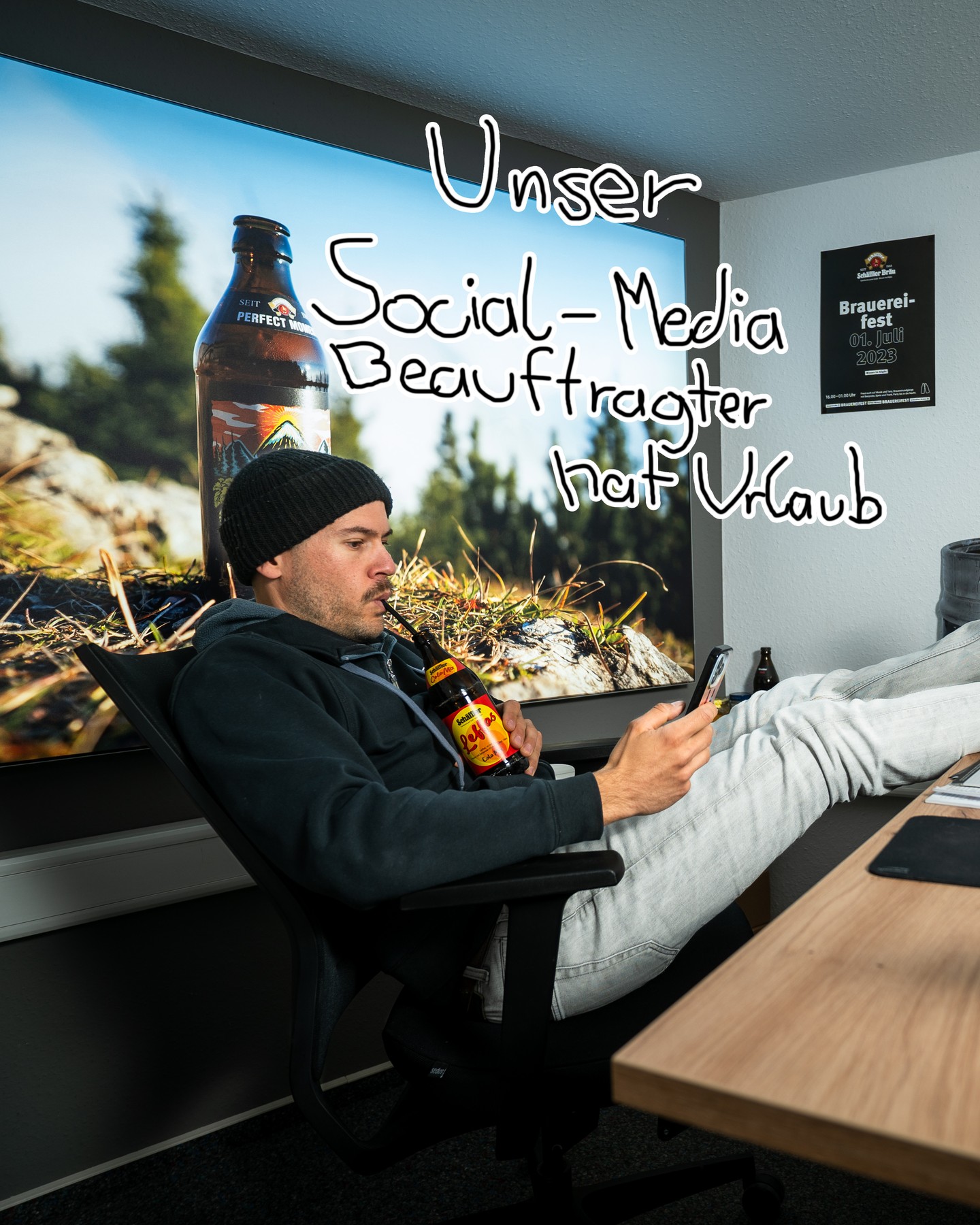 Wenn der Social-Media Beauftragte im Urlaub ist...⁠
Bitte liken & teilen damit er zufrieden ist ??⁠
⁠
#spaßmusssein #wirliebenbier #schäfflercrew #hauptsachschäffler