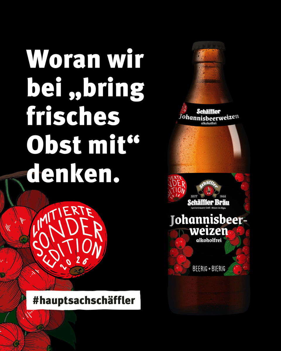 Woran wir bei "bring frisches Obst mit" denken.⁠
⁠
Unser Johannisbeerweizen - Nur solange der Vorrat reicht.⁠
#hauptsachschäffler #wirliebenbier #schäfflerregelt #schäfflerbräu #allgäu #missen