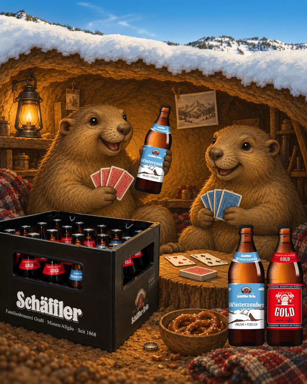 Langsam, aber sicher rückt die kalte Jahreszeit näher. ⁠
⁠
Die Murmeltiere in den Allgäuer Bergen haben sich bereits zurückgezogen.⁠
⁠
Bevor es aber endgültig in den Winterschlaf geht, wird noch fleißig gekartelt und über die schönsten Momente des ve