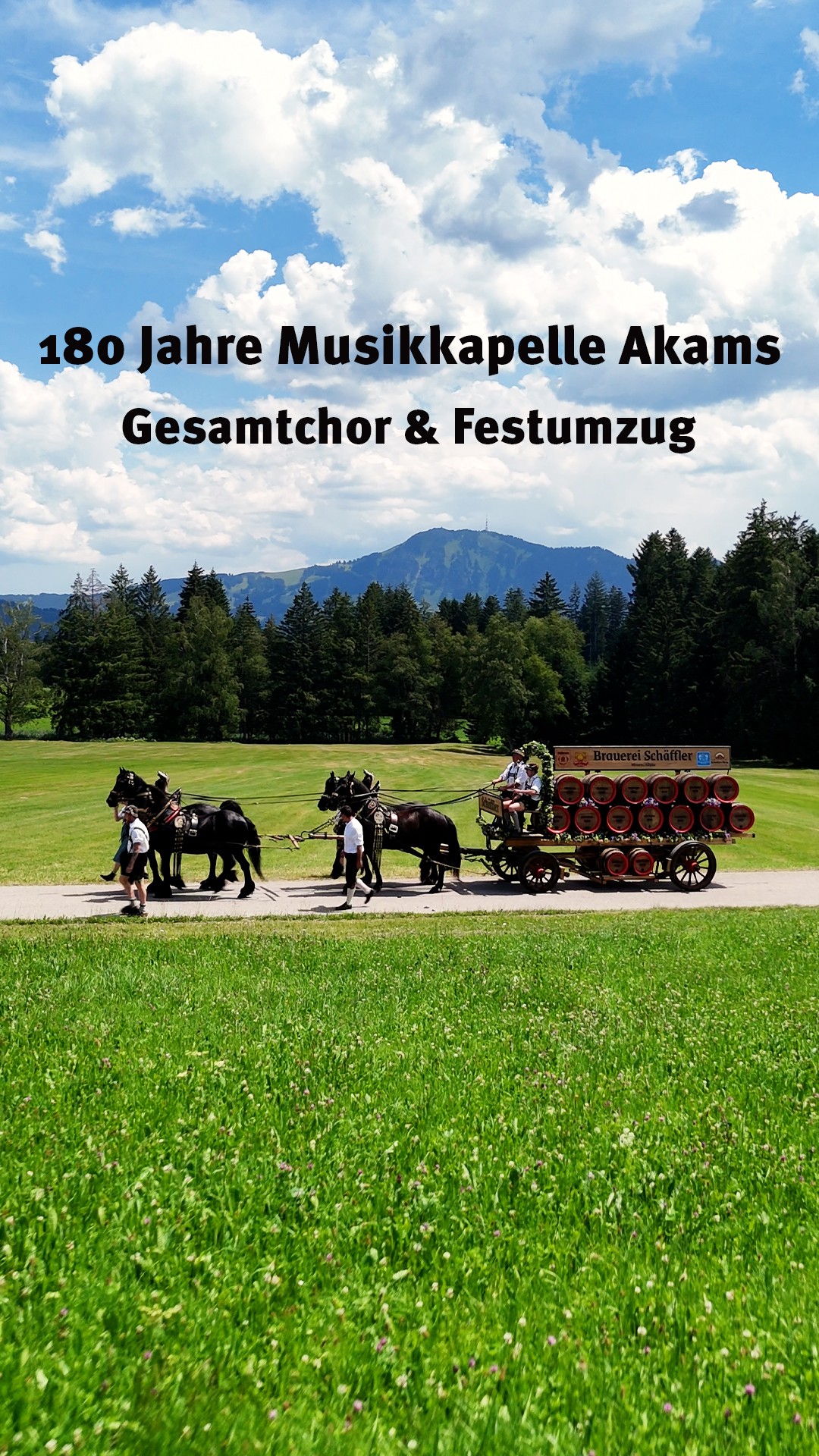 ?? 180 Jahre Musikverein Akams – was für ein Fest. ??⁠
⁠
Am Sonntag stand mit dem Gesamtchor und dem großen Festumzug einer der Höhepunkte des Jubiläumswochenendes auf dem Programm.⁠
⁠
Musik, Trachten, Fahnen, zahlreiche Vereine und viele Besucher ha