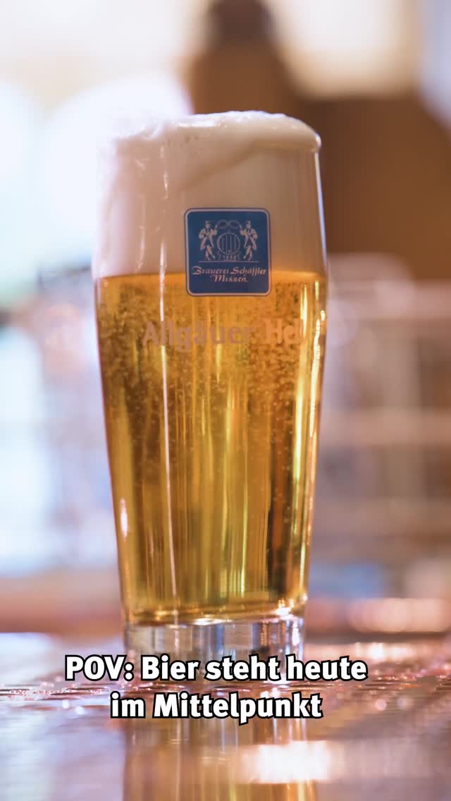 Heute ist Tag des Bieres ?⁠
Bier steht heute im Mittelpunkt. ⁠
Zum Wohle ?⁠
⁠
#tagdesbieres #hauptsachschäffler #wirliebenbier #allgäu #missen #schäfflerregelt
