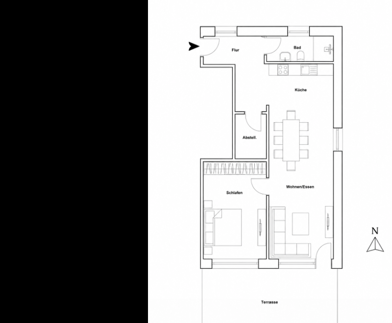 FERIENIMMOBILIE Wohnung mit Terrasse