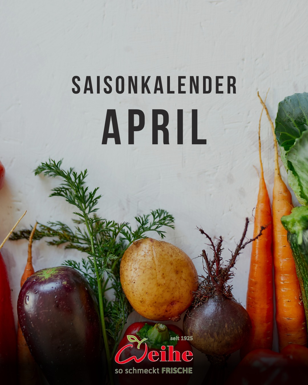 Draußen wird es grün und in der Küche endlich wieder abwechslungsreicher. Während die ersten Schätze direkt vom Feld kommen, greifen wir bei anderen Produkten auf unsere erstklassige Lagerware zurück.
Für dich bedeutet das: Keine Kompromisse bei der 