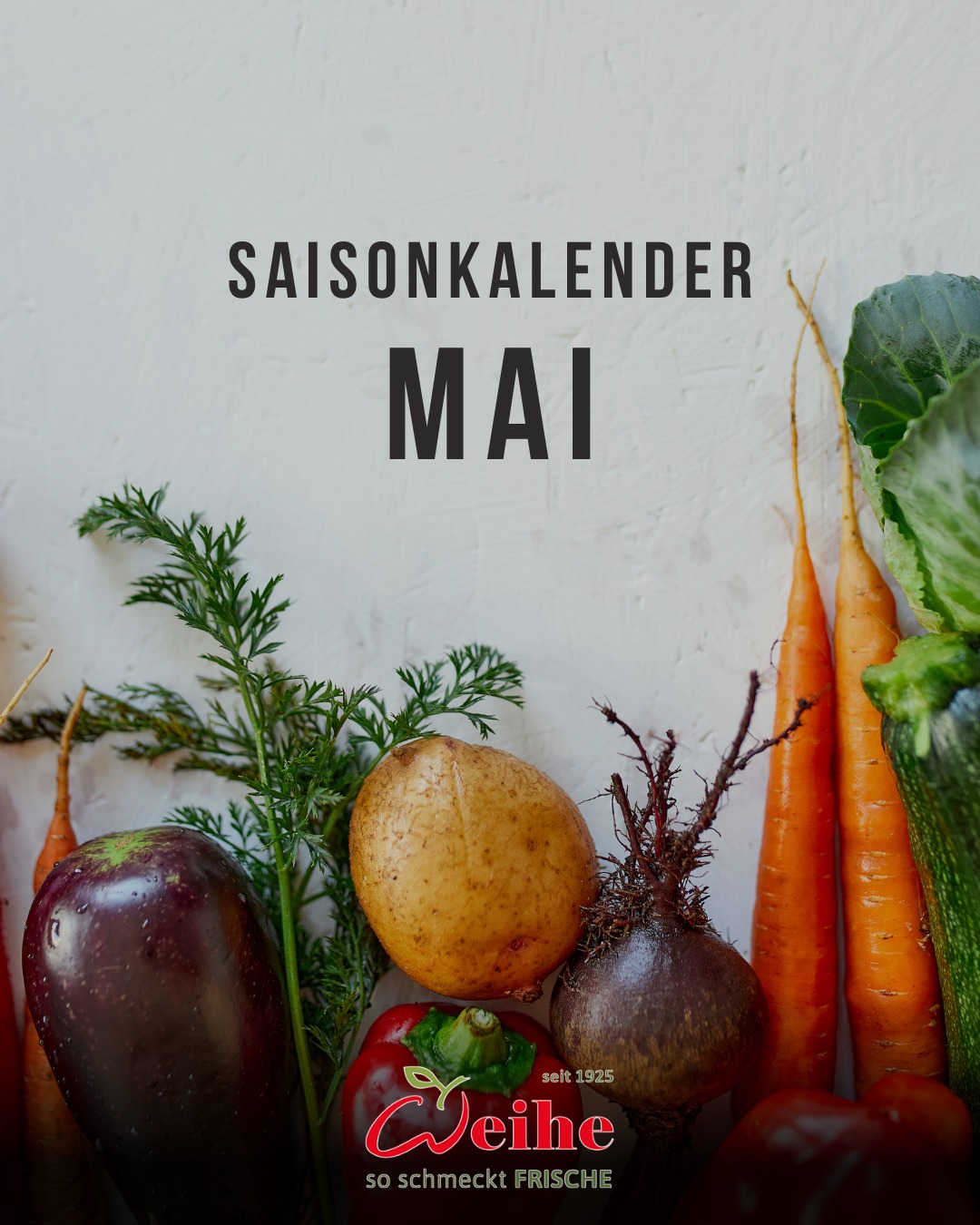 Saisonal, regional und richtig lecker! ?

Der Winter-Blues ist vorbei. Unsere Hallen sind wieder voll gefüllt mit saisonalen und regionalen Produkten. ?

Swipe dich durch unseren Saisonkalender für den Mai. ➡️

#saisonkalendermai #weiheberlin #saison