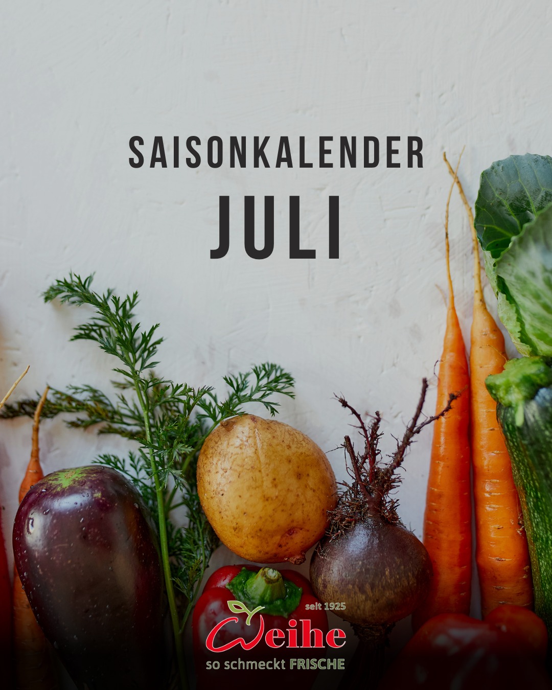 Der Sommer läuft auf Hochtouren und unser Lager auch. Im Juli bricht in der regionalen Landwirtschaft die absolute Prime Time an. Für deine Küche bedeutet das: top Geschmack bei kurzen Transportwegen. ?

Von aromatischen Beeren bis hin zu knackigem R