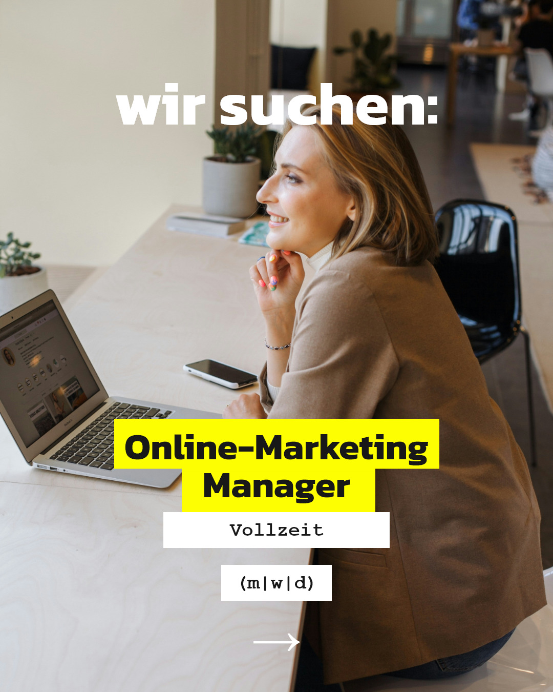 Gutes Online Marketing braucht mehr als Kampagnen.

Es braucht Strategie, Beratung und den Blick fürs Ganze.

Genau deshalb suchen wir einen Online Marketing Manager, der Kunden sicher begleitet, Projekte eigenverantwortlich steuert und digitale Lösu