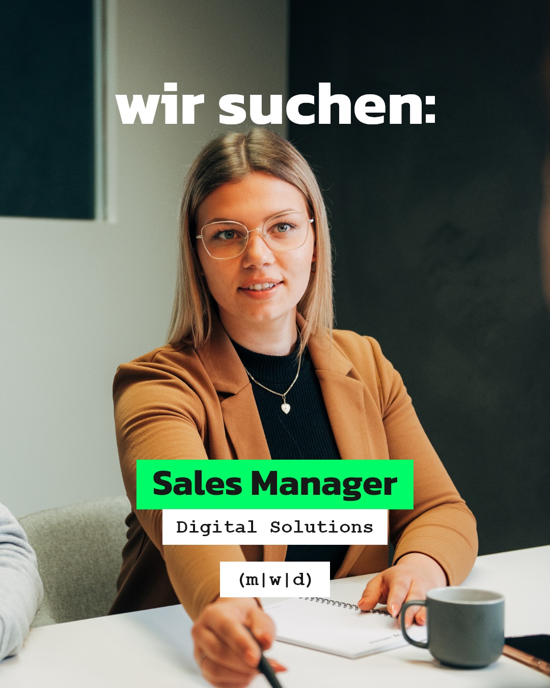 Bereit etwas zu bewegen? Dann werde Teil unseres Teams als Sales Manager Digital Solutions!

Du brennst für digitale Produkte, hast ein gutes Gespür für Kundenbedürfnisse und liebst es, neue Lösungen voranzubringen? Dann bist du bei uns genau richtig